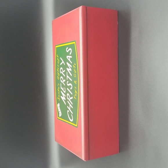 Restoration Hardware "Santa's Giftcraft Merry Christmas Toys & Gifts" Wood Box - Picture 3 of 12
